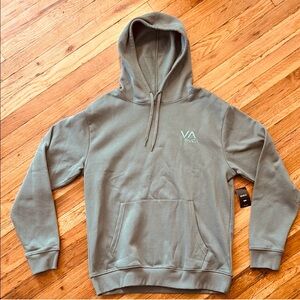 RVCA Men's Green Hoodie